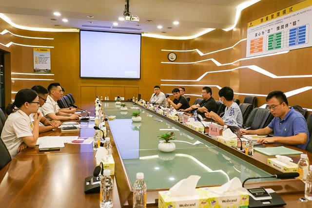 佛山市南海區經促局,尼得科集團領導一行蒞臨華昌集團考察交流