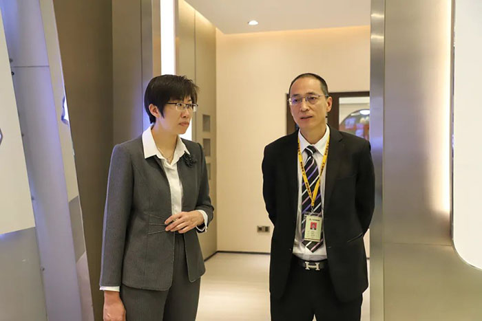 江門市市場監督管理局一行蒞臨華昌集團觀摩交流