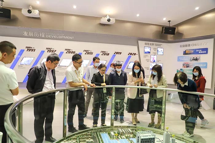 江門市市場監督管理局一行蒞臨華昌集團觀摩交流